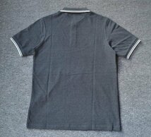 新品メンズポロシャツFREDフレッドペリー半袖TシャツダブルライングレーXL_画像2