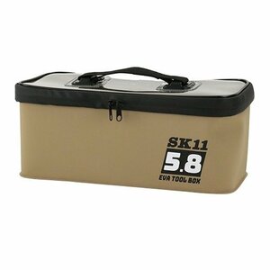 藤原産業 SK11 EVAツールボックス　SEVA-5.8-BE 用途 道具の収納に 中身が見える 道具箱 パーツケース 工具箱 整理 キャンプ CAMP 小物入