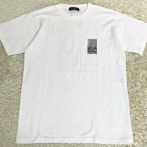 極美品 バレンシアガ 【圧巻のデザイン】 BALENCIAGA 現行 半袖 tシャツ カットソー トップス バーコードロゴ メンズ ホワイト サイズMの画像2