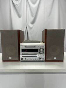 *ONKYO Onkyo CD MD system player FR-7GX 2004 year made audio equipment electrification not yet verification present condition goods remote control attaching 