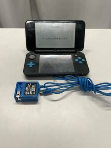 Nintendo 2DSLL ニンテンドー ブラック×ターコイズ ゲーム機 任天堂 動作確認済み 初期化済 充電器付き