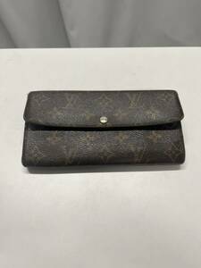 LOUIS VUITTON モノグラム ルイヴィトン 長財布 CA4068 ウォレット 札入れ 使用感あり 現状品