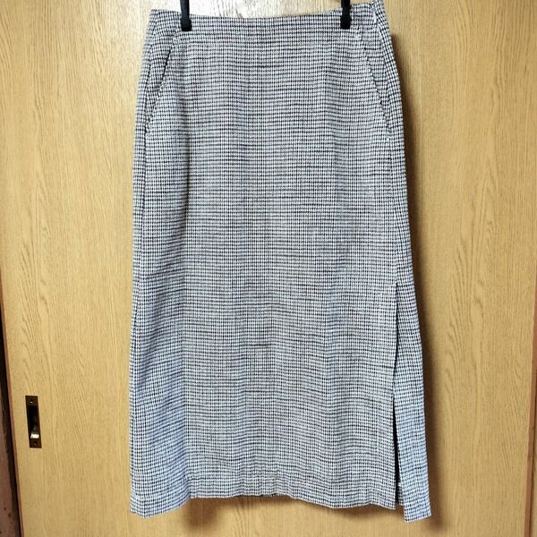 Munich スカート　XS チェック 日本製　ミューニックロングスカート