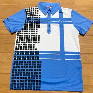 PUMA プーマ 半袖ゴルフシャツ　O(LL) メンズゴルフウェア　ストレッチ速乾素材　半袖シャツ