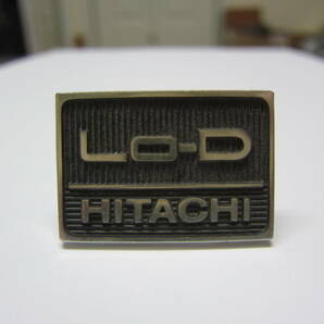 HITACHI  Lo-D  スピーカー  エンブレム  3cm   アルミ製  ネジ式   良好品！  ２個  ②の画像5