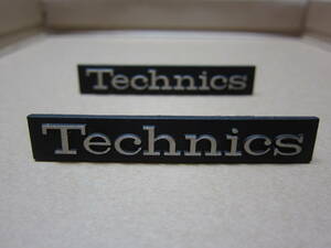 Technics 　 テクニクス　　スピーカー　　エンブレム　　5.6cm　　アルミ製　　　良好品　　2個