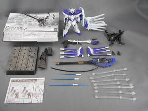 1 jpy ~ G frame Hi-ν Gundam + option parts set [ premium Bandai limitation ] assembly ending 