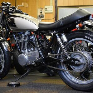 YAMAHA SR400 1JR 予備車検渡し カフェカスタム PeytonPlaceマフラー FCRキャブ WAKO,Sオイル 新品NGKプラグ交換 レスポンス抜群 E/G絶好調の画像4