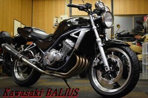 Kawasaki バリオス ZR250A STRIKERフルエキマフラー LEDヘッドライト＆テールランプ WAKO,Sオイル 新品NGKプラグ レスポンス抜群 E/G絶好調