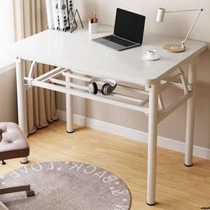 [ easily possible to use folding type computer desk ] construction un- necessary simple Work desk bookshelf attaching table conference table pc desk final product 