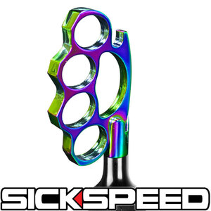 SICKSPEED シフトノブ ネオクローム メリケン USDM JDM シックスピート 汎用 AT MT メリケンサック スパイク 8 10 12 1.25 1.5