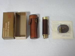 【中古美品】tasco 　タスコ　単眼鏡　POCKET TELESCOPE ポケットテレスコープ　25×30ｍｍ　ケース付き