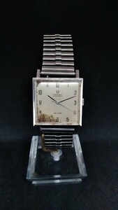 【希少！60年代！】オメガ OMEGA DE VILLE AUTOMATIC 自動巻き スクエアケース 稼働品 文字盤劣化有 ジャンク