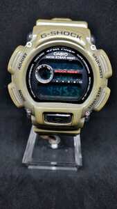 【超激レア！99年別注Wネーム！】CASIO カシオ G-SHOCK x Dogtown コラボモデル DW-9000M ミラーダイヤル ベゼル/ベルト割無 稼働 ジャンク