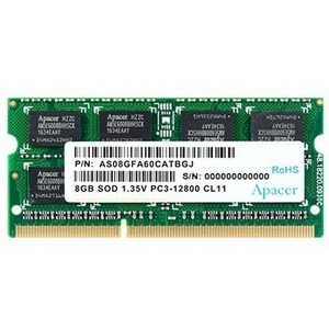 Apacer PCメモリー DDR3 SODIMM 8GB DDR3-1600 CL11 1.35V DV.08G2K.KAM