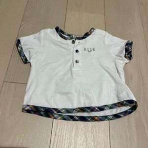 エル　Tシャツ キッズ トップス 白 子供服