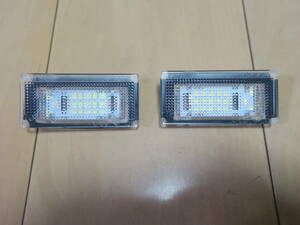 BMW MINI R50 R52 R53 exclusive use LED number light unit ASSY canceller built-in 2 piece set 51247114535 E Mark acquisition goods 