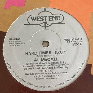 Al McCall - Hard Times 12 INCH