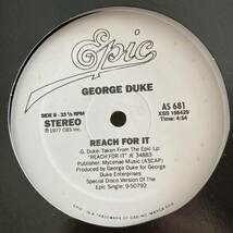 George Duke - I Want You For Myself / Reach For It 12 INCH_画像2