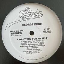 George Duke - I Want You For Myself / Reach For It 12 INCH_画像1