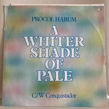 Procol Harum - A Whiter Shade Of Pale c/w Conquistador 12 INCH_画像1