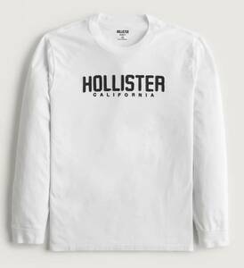 * не использовался с биркой * Hollister мужской длинный футболка футболка с длинным рукавом белый XL размер 