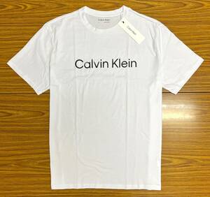 ★未使用(やや難あり)★カルバンクライン CALVIN KLEIN メンズ 半袖Tシャツ 白 ホワイト Lサイズ A006