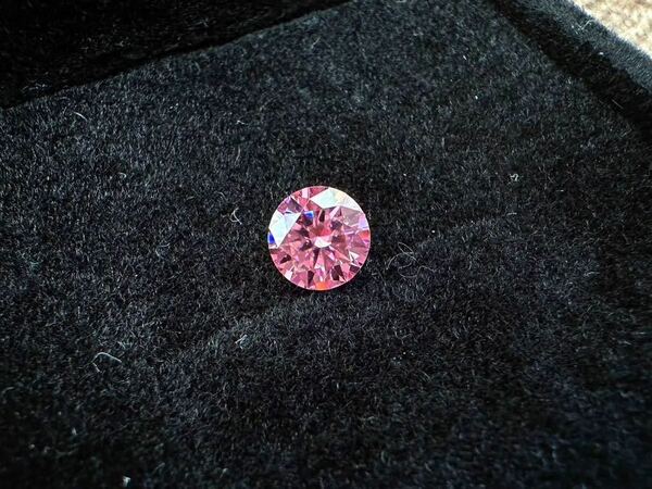 モアサナイト ピンク pink 0.5CT 5.0mm ルース 裸石 証明書付き 人工ダイヤモンド 桜 sakura さくら モアッサナイト