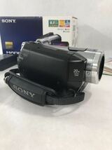 SONY ソニー ハンディカム Handycam HDR-HC7 デジタルHDビデオカメラレコーダー 通電確認済み 中古 ジャンク_画像3