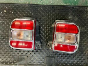  Lapin HE21S original tail lamp left right set light plating frame cover garnish Mazda Spiano HF21S free shipping 