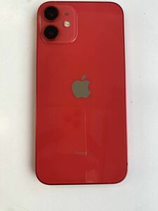 【SIMフリー】Apple iPhone12mini 128G 　au○ レッド　 アクティベーションロックなし　本体のみ　中古