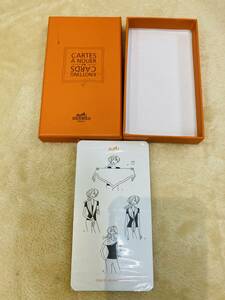 【非売品】HERMES エルメス CARTES A NOUER KNOTTING CARDS ノッティングカード スカーフ巻き方アレンジカード ポーカーサイズ