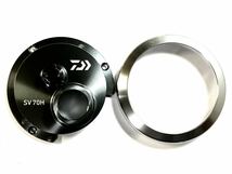 L11 DAIWA ダイワ 19 ミリオネア CT SV 70H(右) RSプレート(ギアサイド)＋RSリング サイドカップ Millionaire 中古品_画像2