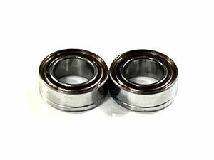 02 DAIWA Daiwa SLP WORKS CRBB height enduring meal original ball bearing 2 piece set GOLD/BLACK steering wheel knob for 4×7×2.5 D parts secondhand goods 