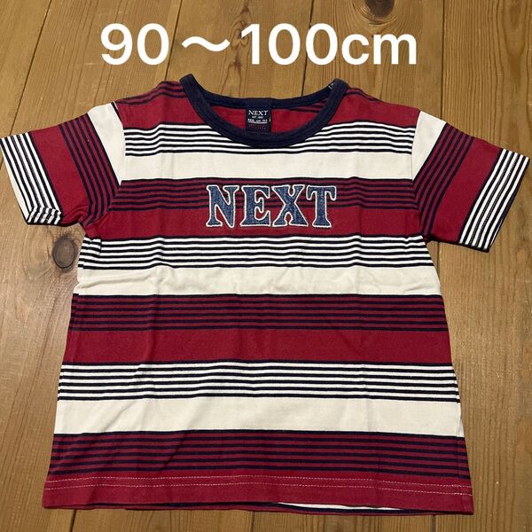 NEXT Tシャツ ロゴボーダーT 100cm 半袖