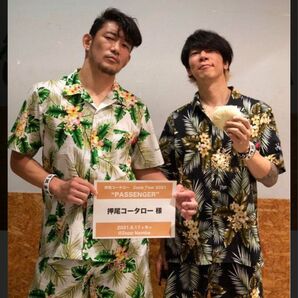 TOSHI-LOW着用 VIRGOwearworks ヴァルゴ VGW ALOHA SHORTS アロハショーツ　ホワイト（３）