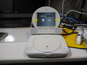  中古 PSone SCPH-100 本体 LCD液晶モニター SCPH-130 COMBO SONY ソニー PlayStation one プレイステーション セット