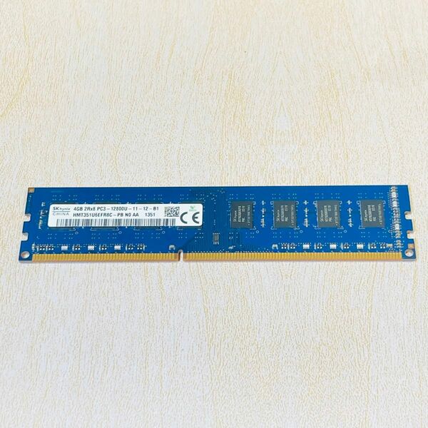 SKhynix デスクトップPC用メモリ DDR3 4GB PC3-12800U HMT351U6EFR8C-PB 商品A