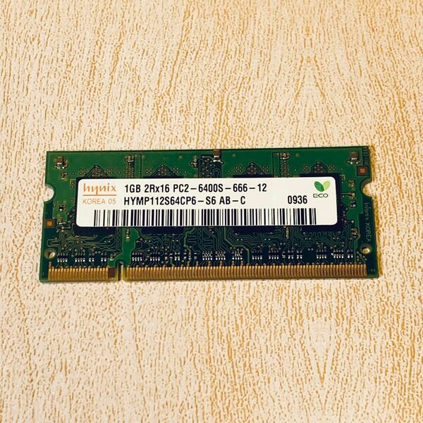 hynix ノートパソコン用メモリ DDR2 1GB PC2-6400S HYMP112S64CP6-S6