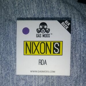 GAS MODS　NIXON S RDA　パープル　VAPE 電子タバコ The