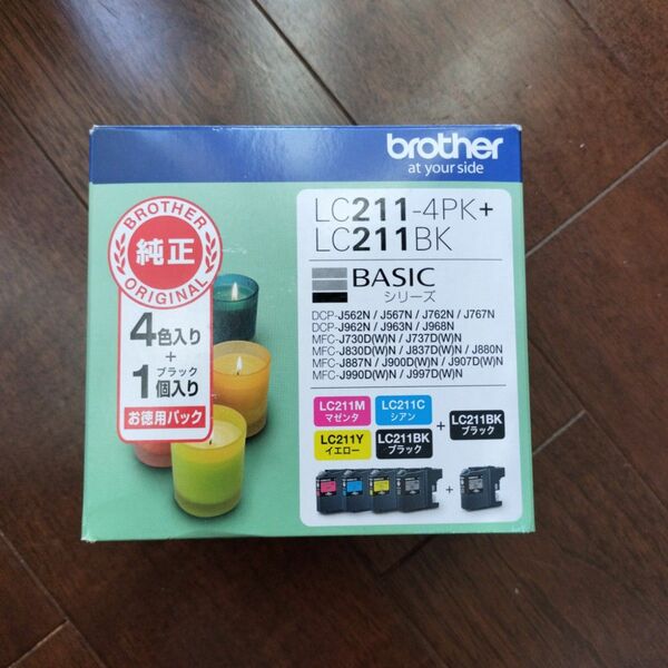 brotherブラザー 純正インク LC211-4PK+LC211BK