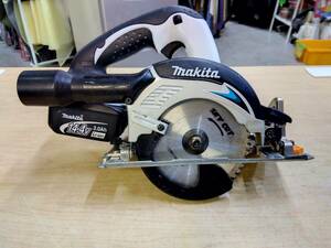 ☆動作品　makita マキタ　SS540D 125mm　充電式マルノコ　電動工具　切断機　木工用　バッテリBL1430付　充電器無し　LEDライト付