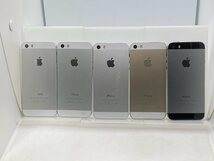 【中古・ジャンク】まとめ売り5台 液晶浮き 他 Apple iPhone5s SoftBank NW利用制限〇 本体 A-68233_画像2