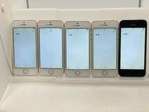 【中古・ジャンク】まとめ売り5台 液晶浮き 他 Apple iPhone5s SoftBank NW利用制限〇 本体 A-68233_画像3