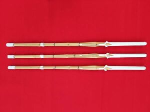 3 pcs set genuine bamboo bamboo sword pattern futoshi [ morning ...] W. manner . collection final product 39 SSP seal attaching free shipping 