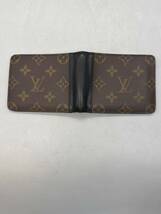 Y05043 LOUIS VUITTON ルイヴィトン モノグラム マカサー ポルトフォイユ ガスパル 札入れ 財布_画像6