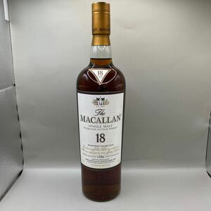 MACALLAN マッカラン 18年 1986 シングルモルト ハイランド スコッチ ウイスキー 700ml 43% 未開栓（17297)