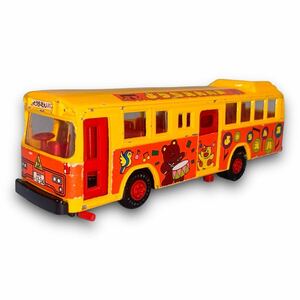 ミニカー　ヨネザワ玩具　ようちえんバス　黄色　DIAPET 1992 011 ヨネザワトーイ　幼稚園バス　おもちゃ　自動車　バス　中古品