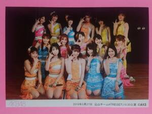 AKB48 2019 5/27 18:30 チームK「RESET」 劇場公演 生写真 L版