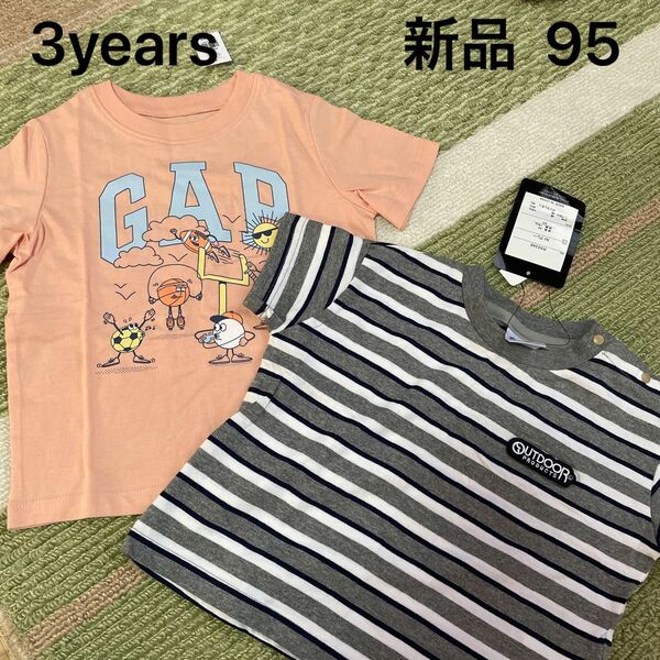 Tシャツ　Baby gap 3y OUTDOOR 95 未使用タグ付き